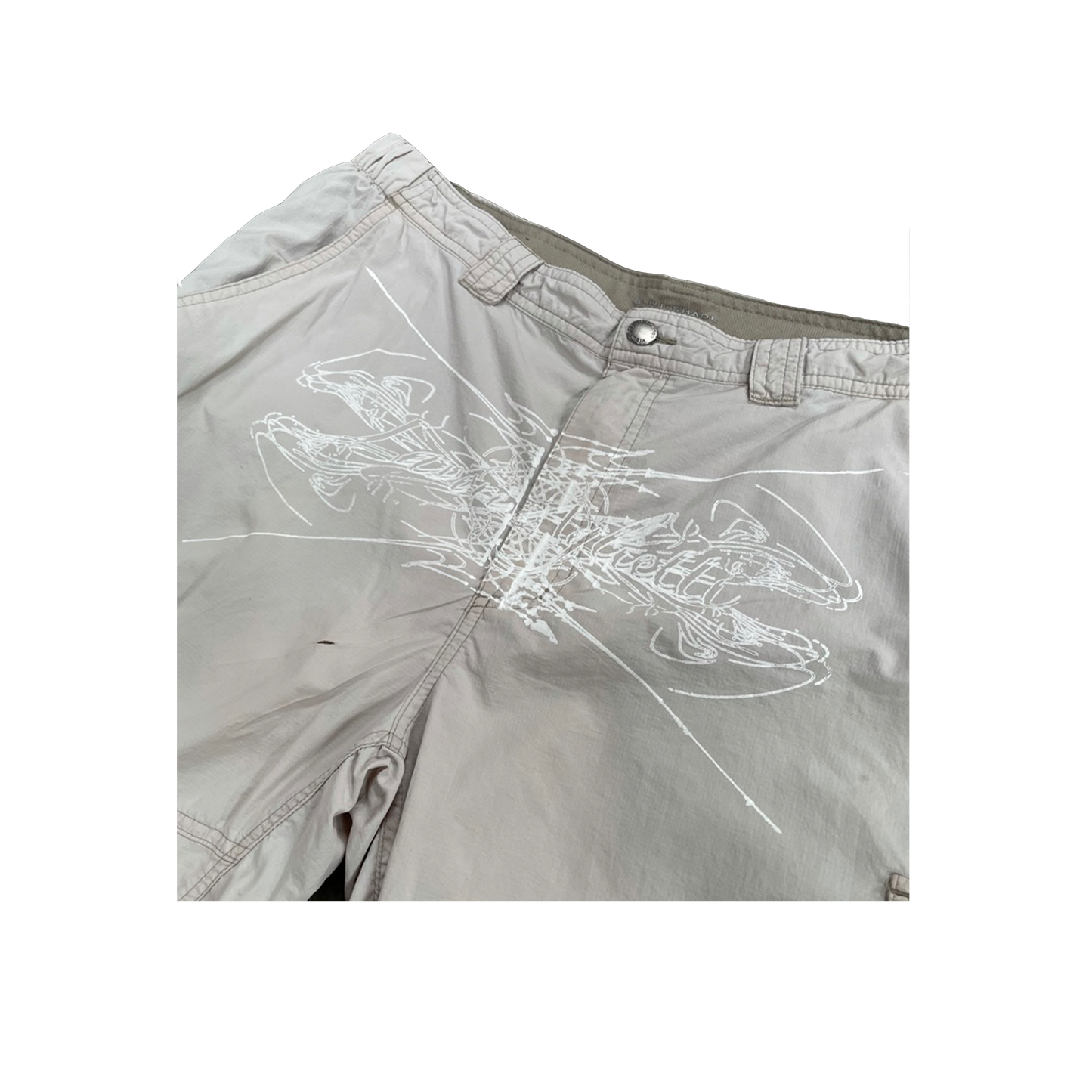 Light Grey Cargo Shorts