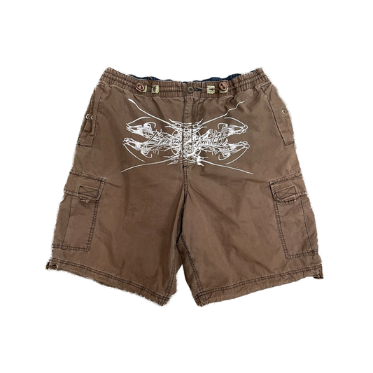 Brown Cargo Shorts