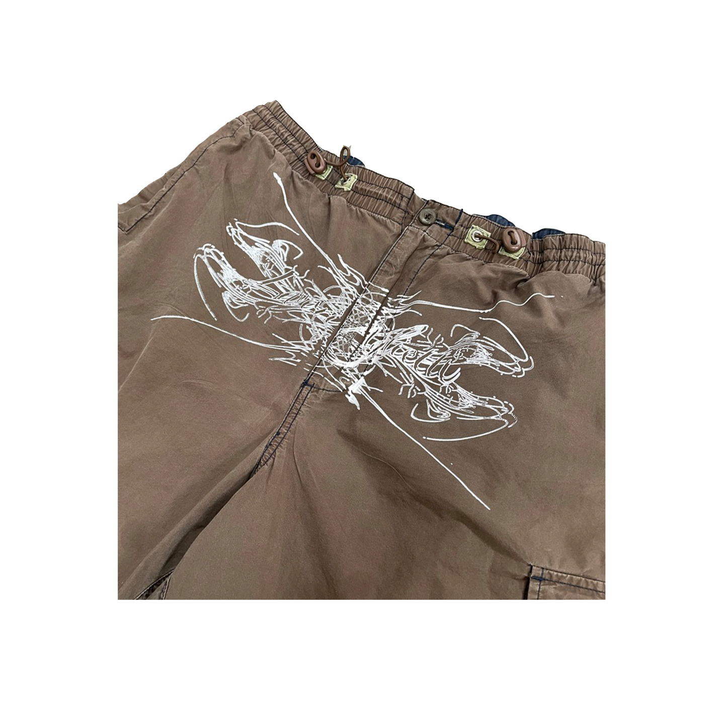 Brown Cargo Shorts