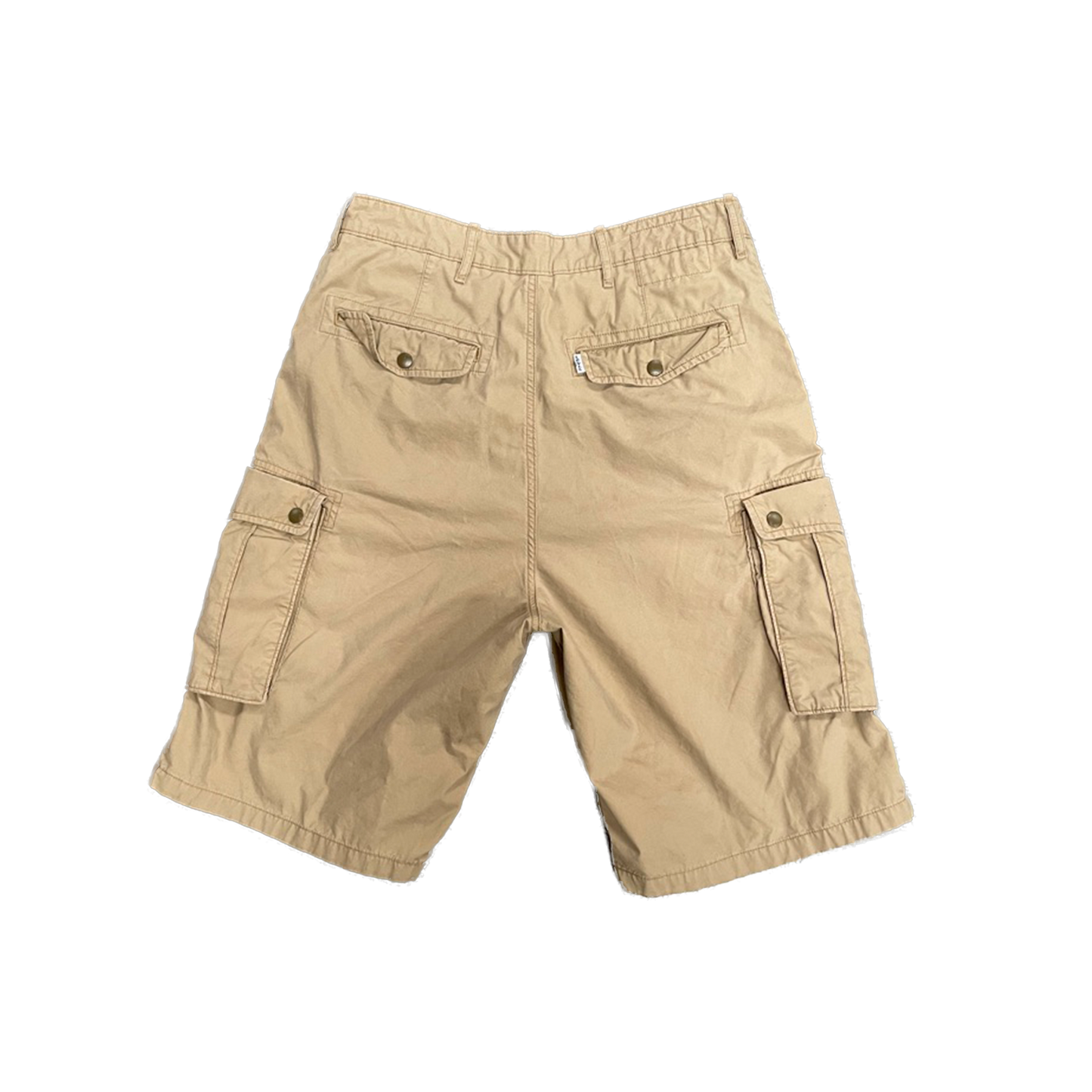 Beige Cargo Shorts