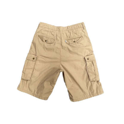 Beige Cargo Shorts